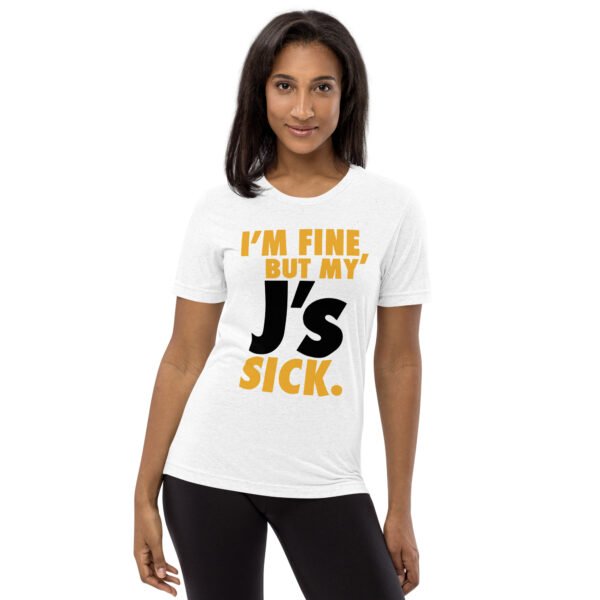 Sick J's T-shirt to match Jordan 1 Yellow Ochre - Women