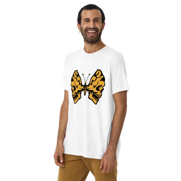 Butterfly Skulls T-shirt to match Jordan 1 Yellow Ochre - Men