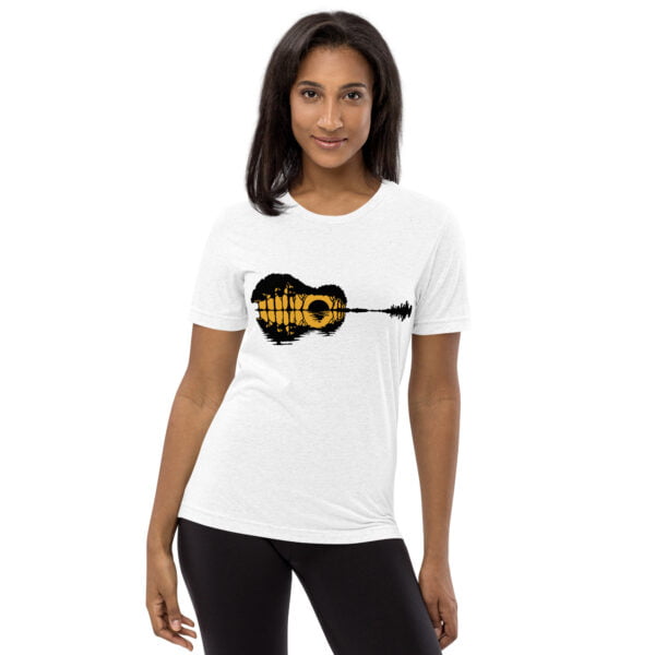 Guitar T-shirt to match Jordan 1 Yellow Ochre - Women