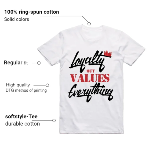 Jordan 4 Bred Reimagined Outfit Matching Shirt - LOYALTY - Features