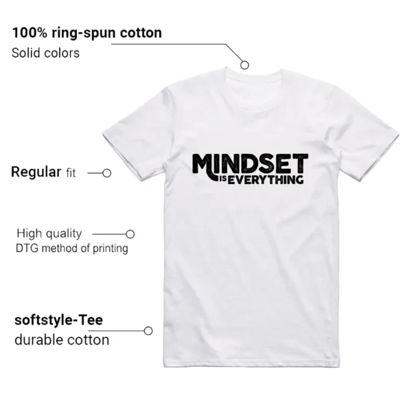 Jordan 1 Black White Shirt Mindset Graphic