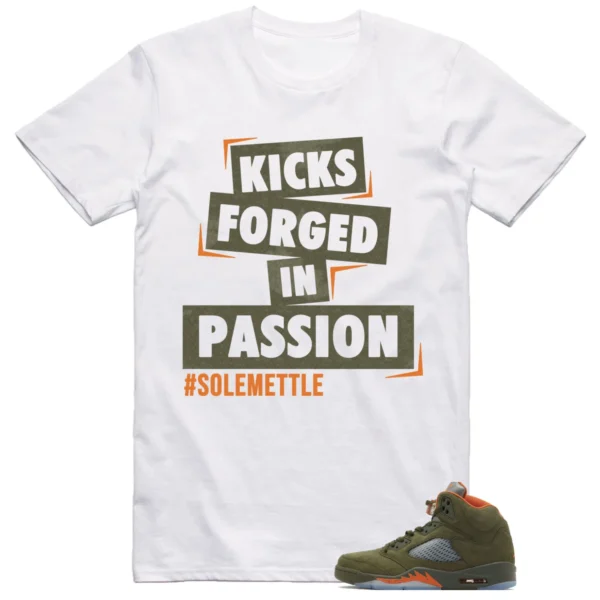 Jordan 5 Olive Shirt Passion Kicks Graphic