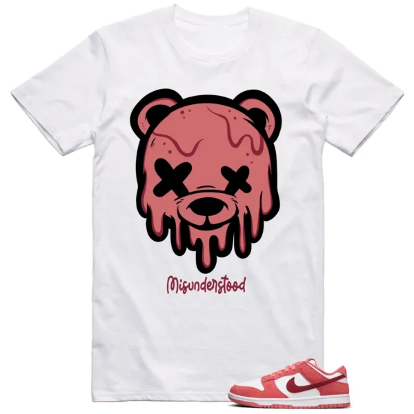 Nike Dunk Low Valentine's Day T-shirt Match Dripping Bear