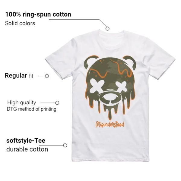 Olive 5s Shirt Dripping Bear