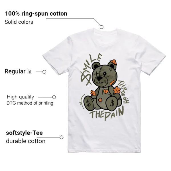 Olive 5s Shirt Smile Bear
