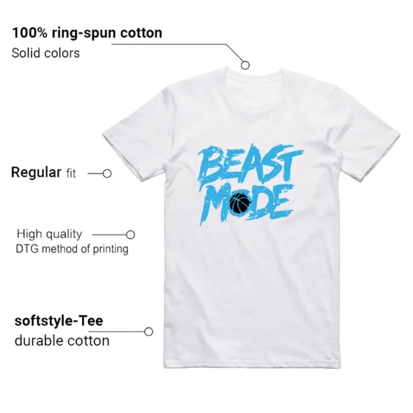 Beast Mode T-shirt to Match Jordan 9 Powder Blue