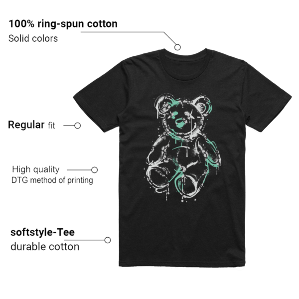 Dead Bear T-shirt To Match Jordan 3 Green Glow