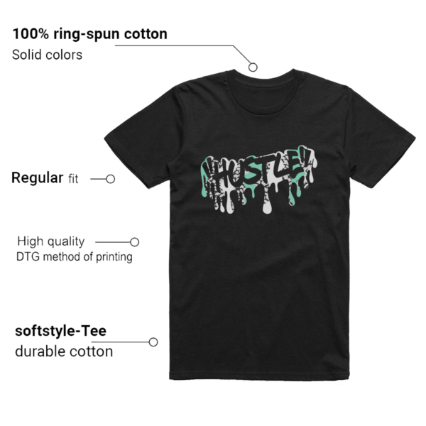 Hustle T-shirt To Match Jordan 3 Green Glow