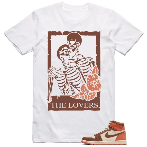 Jordan 1 Dusted Clay Shirt The Lovers Graphic
