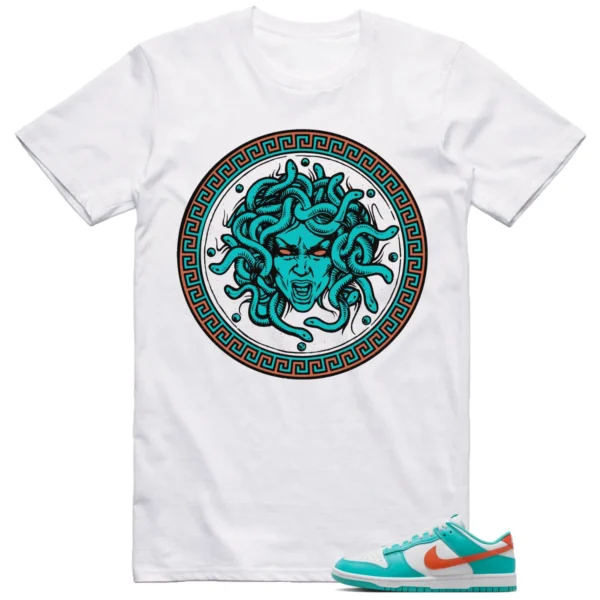 Nike Dunk Low Miami Dolphins Shirt Medusa Graphic