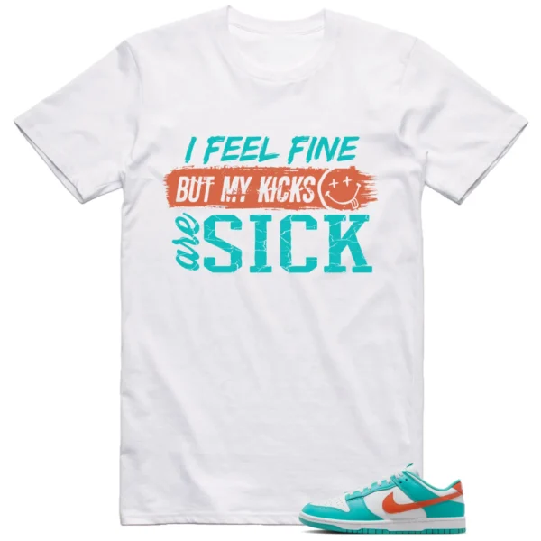 Nike Dunk Low Miami Dolphins Shirt Sick Kicks Graphic