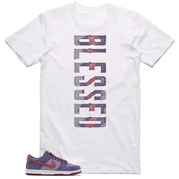 Nike Dunk Low Plum Matching Shirt Blessed Graphic