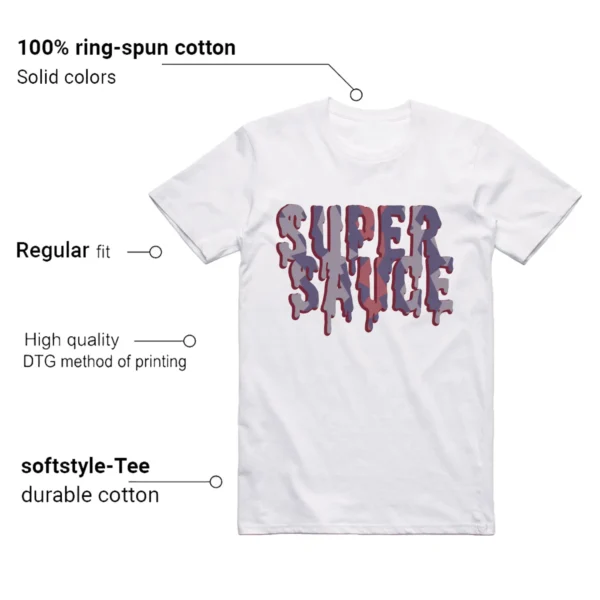 Super Sauce T-shirt to Match Nike Dunk Low Plum