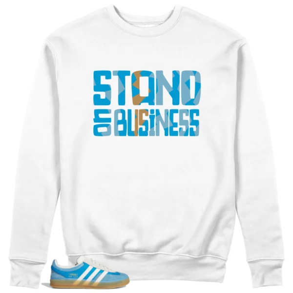 Adidas Gazelle Indoor Sweatshirt Stand Business Graphic