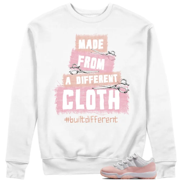 Jordan 11 Low Legend Pink Sweatshirt Built Different Graphic