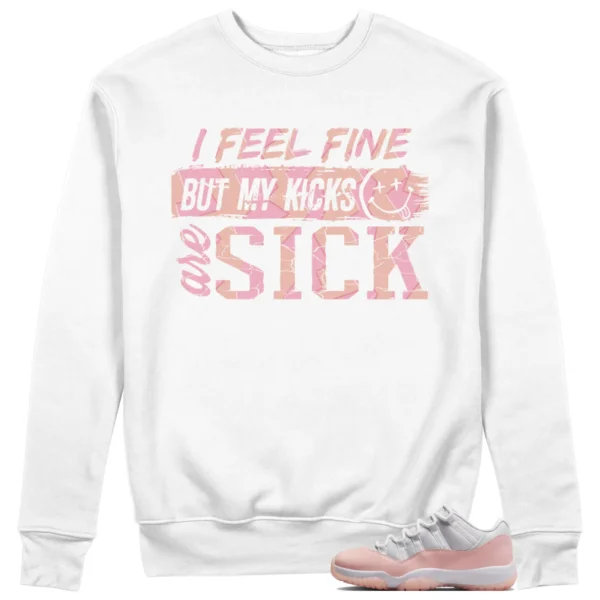 Jordan 11 Low Legend Pink Sweatshirt Sick Kicks Graphic