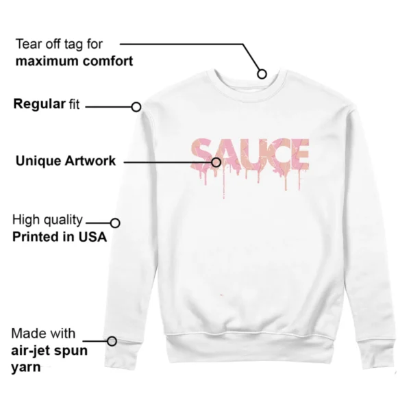 Sauce Sweatshirt to Match Jordan 11 Low Legend Pink