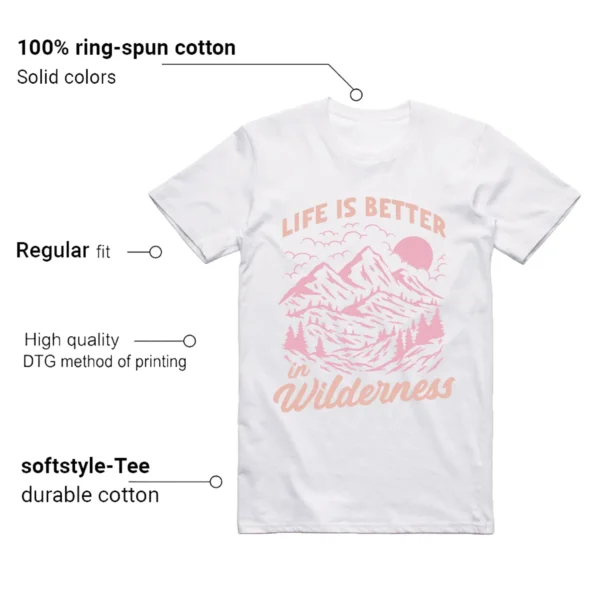 Wilderness T-shirt to Match Jordan 11 Low Legend Pink