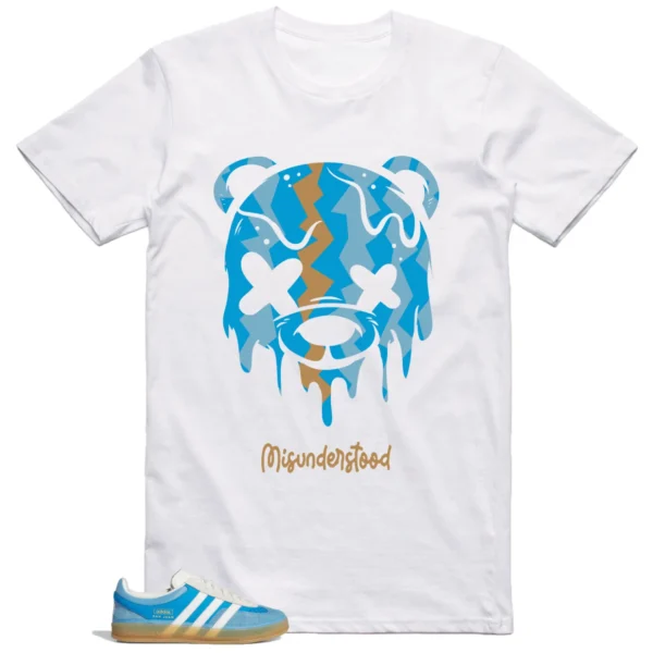 Adidas Gazelle Indoor Bad Bunny San Juan Shirt Drippy Bear Graphic