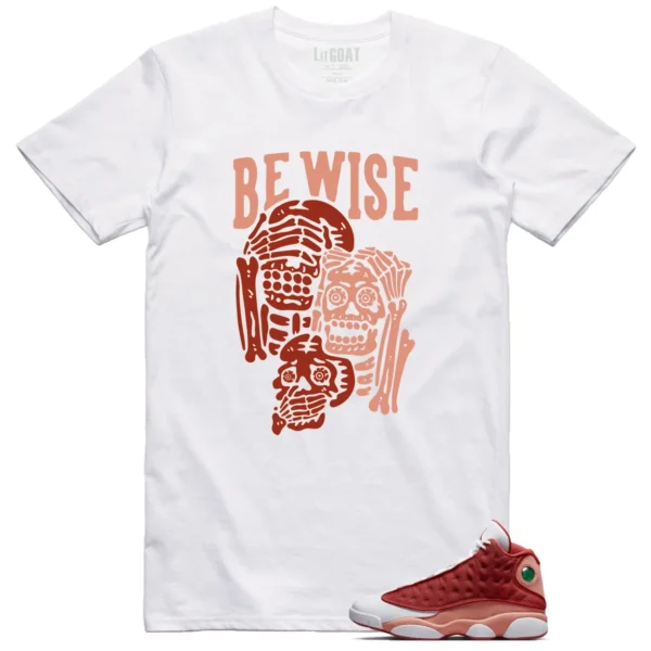 Be Wise Shirt to Match Jordan 13 Dune Red