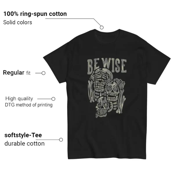 Be Wise Shirt to Match adidas AE 1 Low MX Grey Features