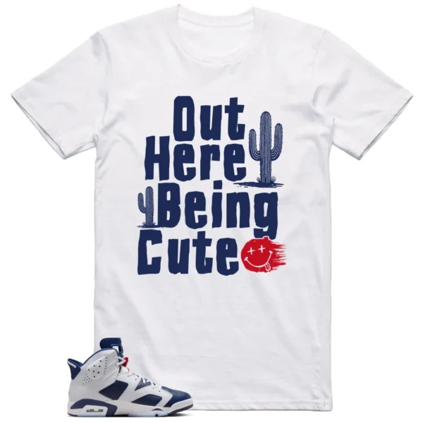 Being Cute Shirt to Match Jordan 6 Olympic 2024