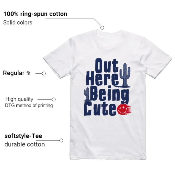 Being Cute Shirt to Match Jordan 6 Olympic 2024 Features