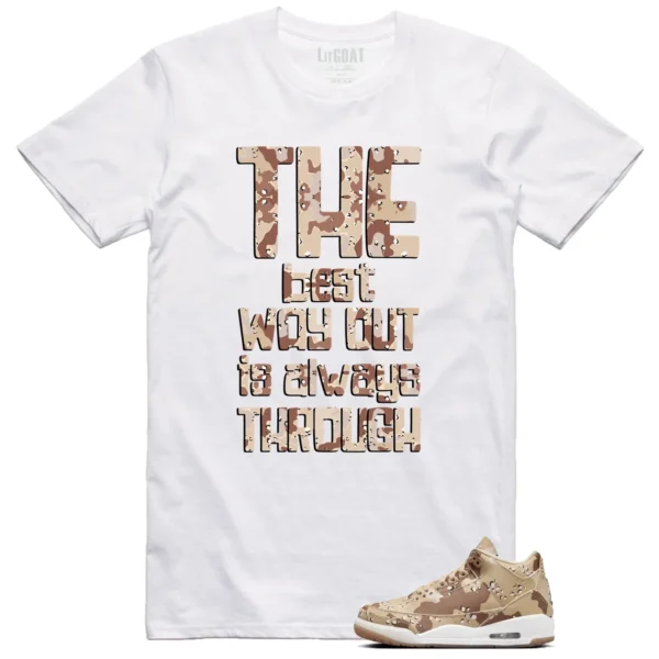 Best Way Shirt to Match Jordan 3 Desert Camo