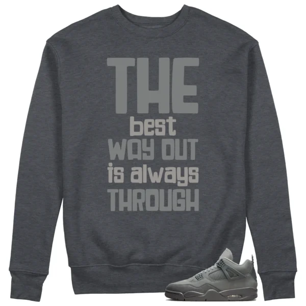 Best Way Sweatshirt to Match Jordan 4 SE Wet Cement