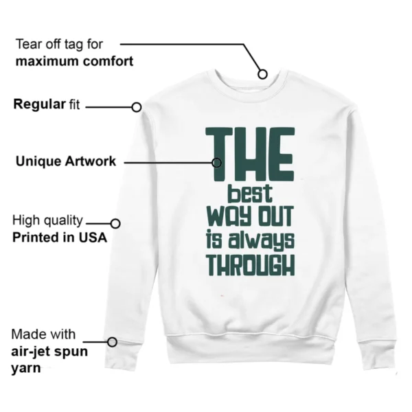 Best Way Sweatshirt to Match Jordan 4 Oxidized Green