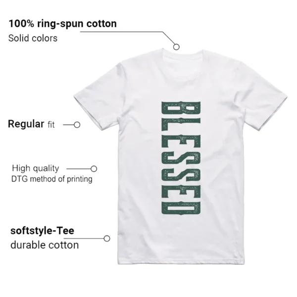 Blessed T-shirt to Match Jordan 4 Oxidized Green