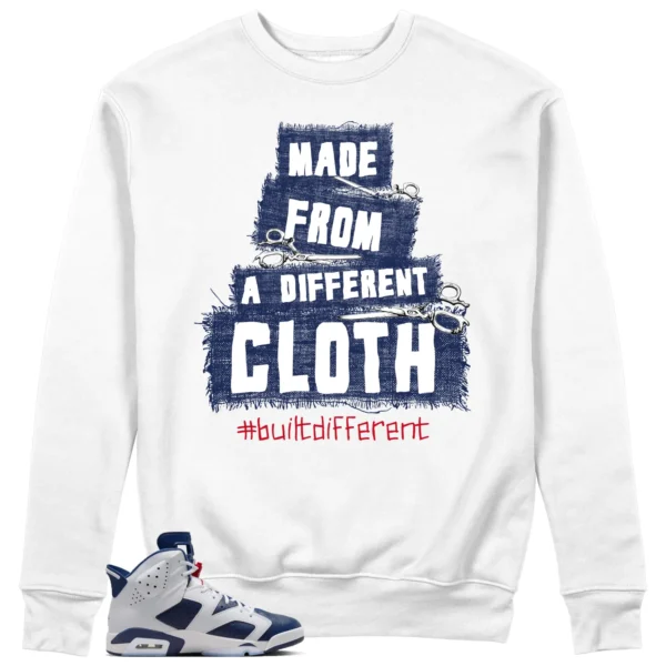 Built Different Sweatshirt to Match Jordan 6 Olympic 2024