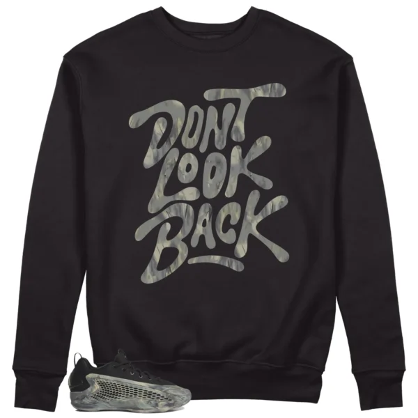 Dont Look Back Sweatshirt to Match adidas AE 1 Low MX Grey