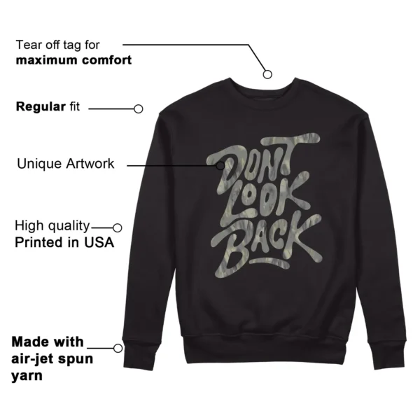 Dont Look Back Sweatshirt to Match adidas AE 1 Low MX Grey Features