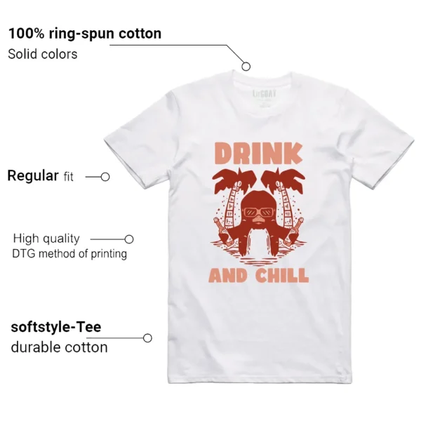 Drink Chill Shirt to Match Jordan 13 Dune Red Features