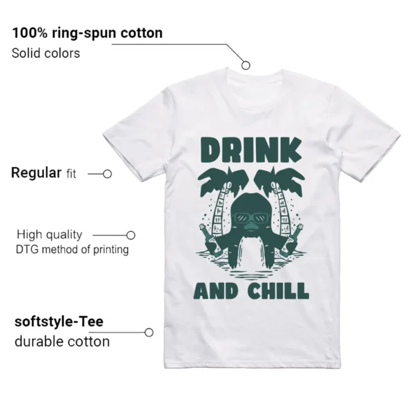 Drink Chill T-shirt to Match Jordan 4 Oxidized Green