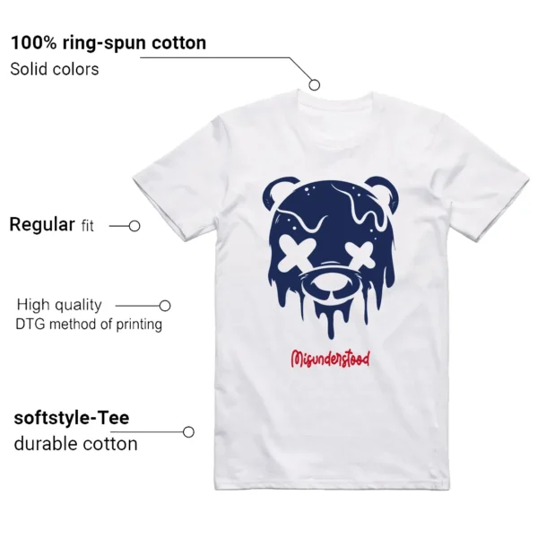 Drippy Bear Shirt to Match Jordan 6 Olympic 2024 Features