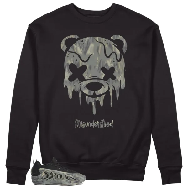 Drippy Bear Sweatshirt to Match adidas AE 1 Low MX Grey