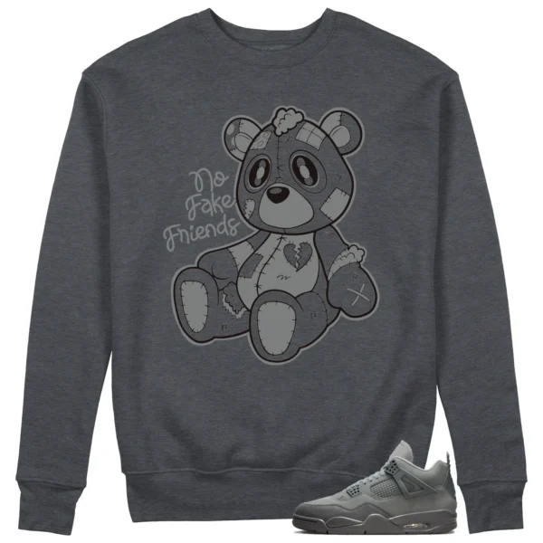 Fake Friends Sweatshirt to Match Jordan 4 SE Wet Cement