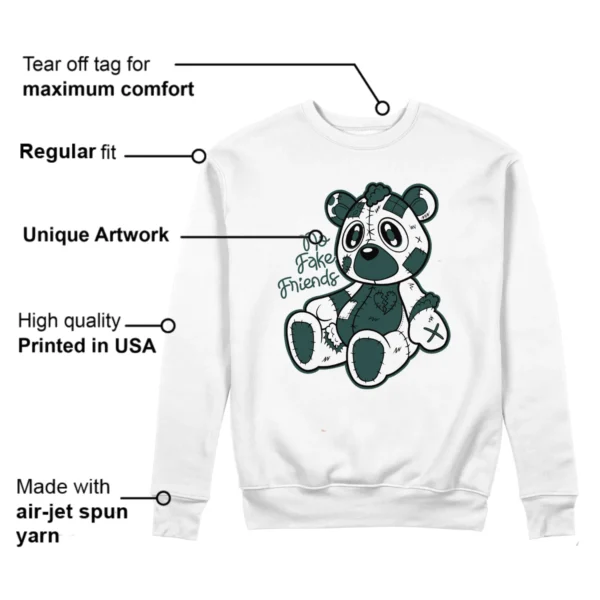 Fake Friends Sweatshirt to Match Jordan 4 Oxidized Green