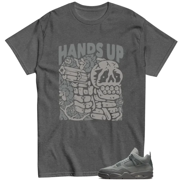 Hands Up Shirt to Match Jordan 4 SE Wet Cement