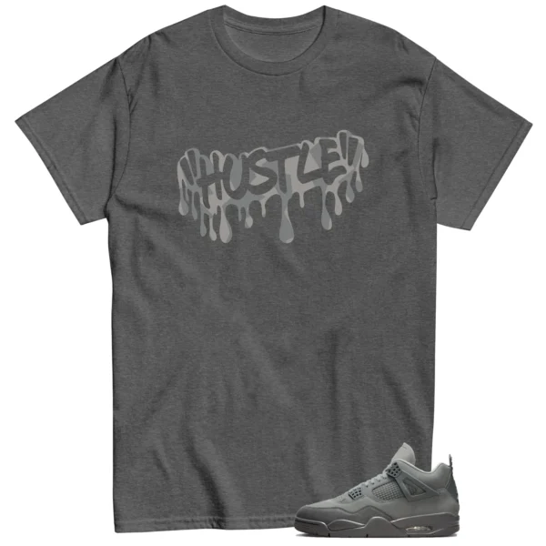 Hustle Shirt to Match Jordan 4 SE Wet Cement