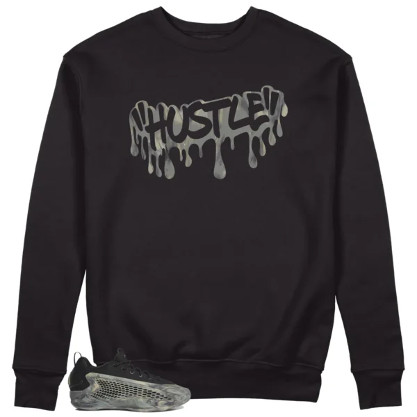 Hustle Sweatshirt to Match adidas AE 1 Low MX Grey