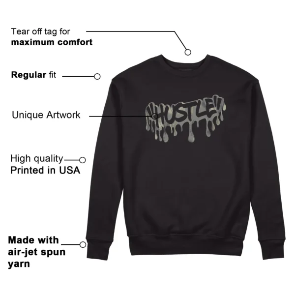 Hustle Sweatshirt to Match adidas AE 1 Low MX Grey Features