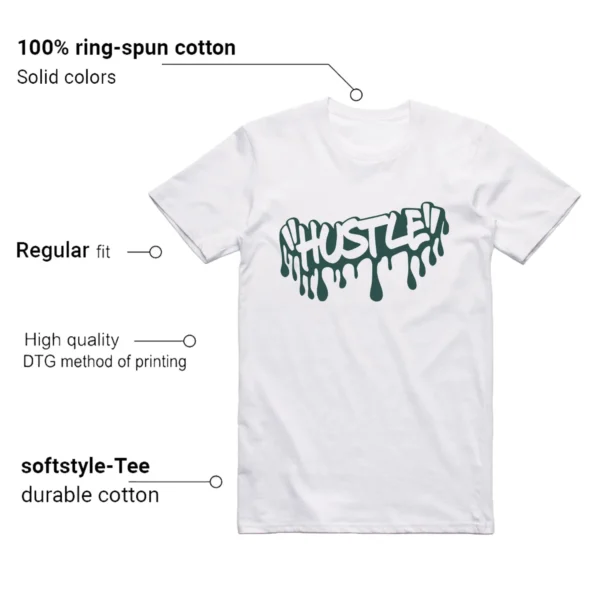 Hustle T-shirt to Match Jordan 4 Oxidized Green