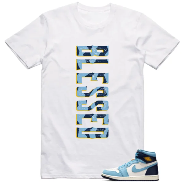 Jordan 1 First in Flight Shirt Blessed Graphic