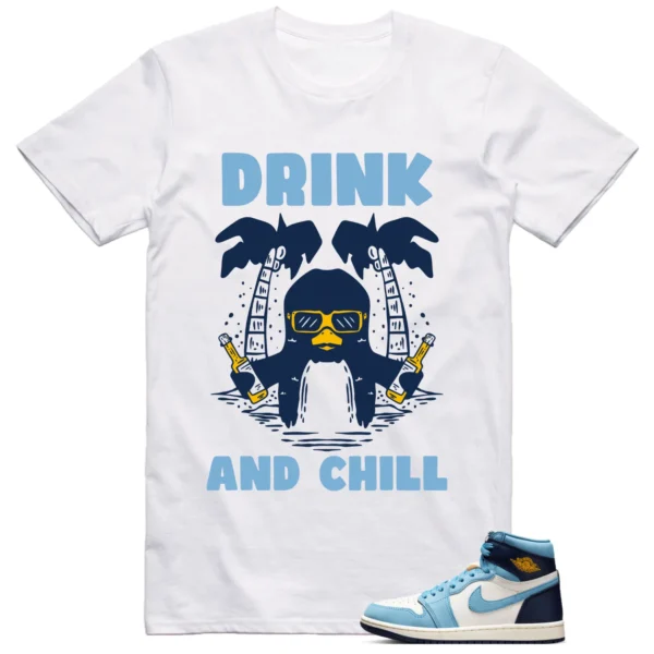 Jordan 1 First in Flight Shirt Drink Chill Graphic