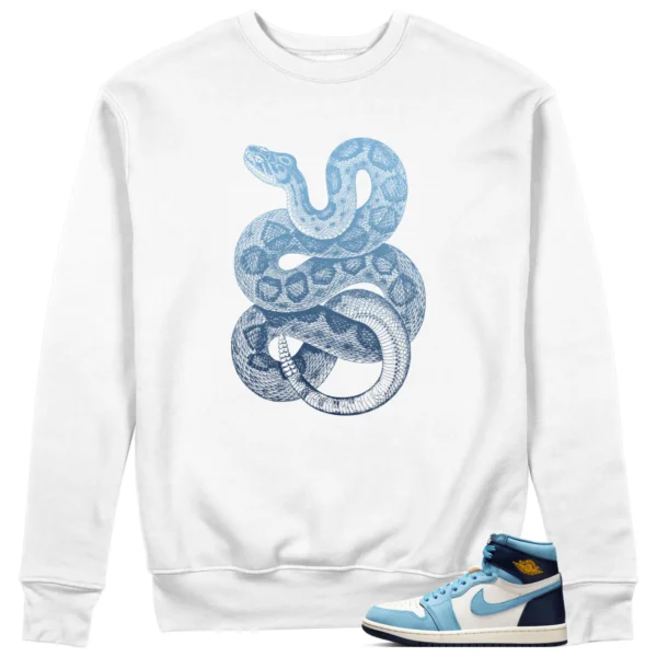 Jordan 1 First in Flight Sweatshirt Python Snake Graphic