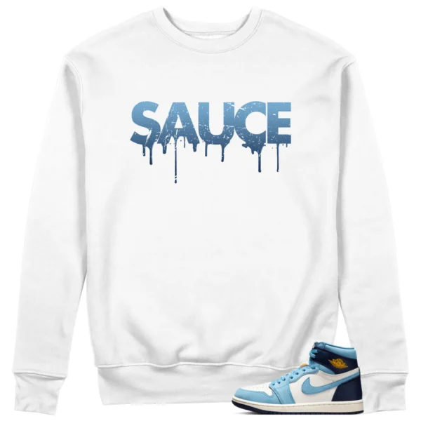 Jordan 1 First in Flight Sweatshirt Sauce Graphic