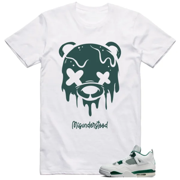 Jordan 4 Oxidized Green Shirt Drippy Bear Graphic